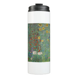 グスタフクリムトズファームガーデンとヒマワリ タンブラー