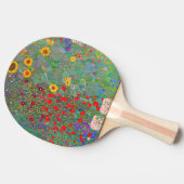 グスタフクリムトズファームガーデンとヒマワリ 卓球ラケット (横)