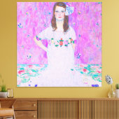 グスタフクリムトズマダプリマヴェシペイント キャンバスプリント (インサイチュ (リビング))