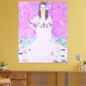 グスタフクリムトズマダプリマヴェシペイント キャンバスプリント (インサイチュ (リビング))