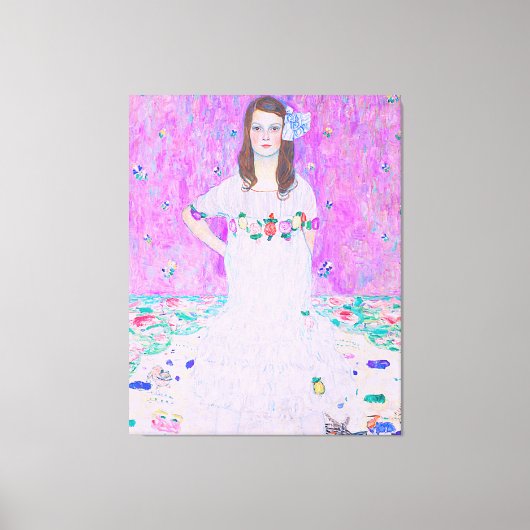 グスタフクリムトズマダプリマヴェシペイント キャンバスプリント (正面)