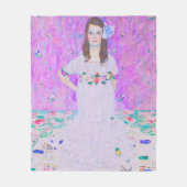 グスタフクリムトズマダプリマヴェシペイント フリースブランケット (正面)