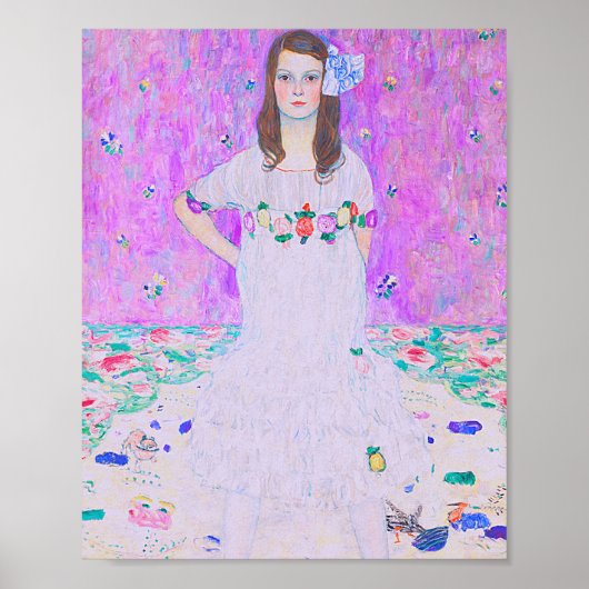 グスタフクリムトズマダプリマヴェシペイント ポスター (正面)