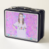 グスタフクリムトズマダプリマヴェシペイント メタルランチボックス (裏面)