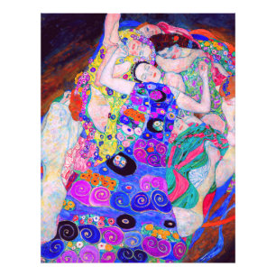 グスタフクリムトズヴァージン(1913)有名絵画な映画。 フォトプリント           