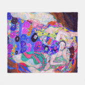 グスタフクリムトズヴァージン(1913)有名絵画な映画。 フリースブランケット (正面(横))