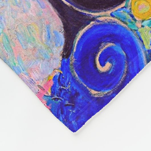 グスタフクリムトズヴァージン(1913)有名絵画な映画。 フリースブランケット (角)