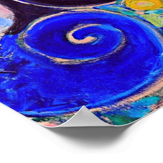 グスタフクリムトズヴァージン(1913)有名絵画な映画。 ポスター (角)