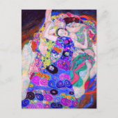 グスタフクリムトズヴァージン(1913)有名絵画な映画。 ポストカード (正面)