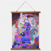 グスタフクリムトズヴァージン(1913)有名絵画な映画。 吊り下げ型タペストリー (正面)