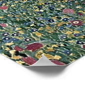 グスタフクリムトズ・ザ・キス（1908年頃） ポスター (角)