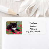 グスタフクリムトタキシード猫 ラベル (インサイチュ)