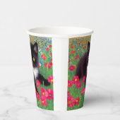 グスタフクリムトタキシード猫 紙コップ (右)