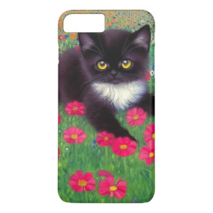 グスタフクリムトタキシード猫 iPhone 8 PLUS/7 PLUSケース