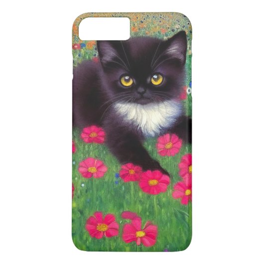 グスタフクリムトタキシード猫 Case-Mate iPhoneケース (裏面)