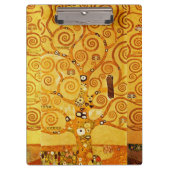 グスタフクリムトツリーの生活：アールヌーボー象徴主義 クリップボード (正面)