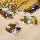 グスタフクリムトツリーの生活:アールヌーボー象徴主義 ジグソーパズル (側面)