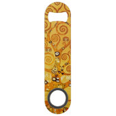 グスタフクリムトツリーの生活：アールヌーボー象徴主義 スピード栓抜き (正面)