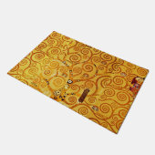 グスタフクリムトツリーの生活:アールヌーボー象徴主義 ドアマット (アングル)