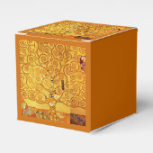 グスタフクリムトツリーの生活：アールヌーボー象徴主義 フェイバーボックス (正面サイド)