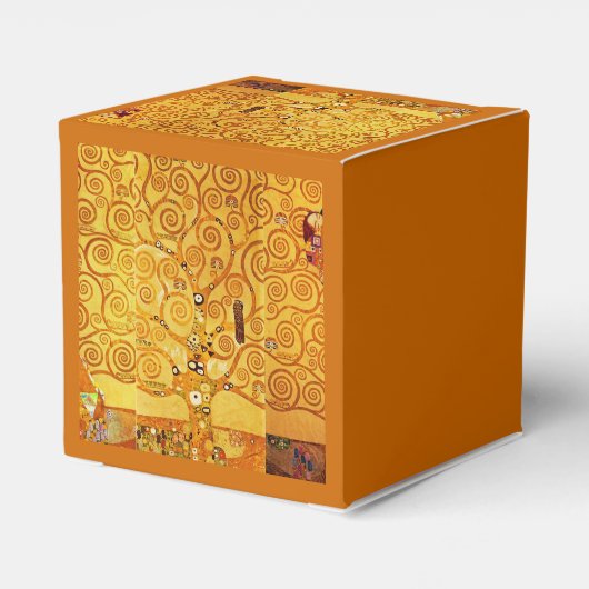 グスタフクリムトツリーの生活：アールヌーボー象徴主義 フェイバーボックス (裏面サイド)