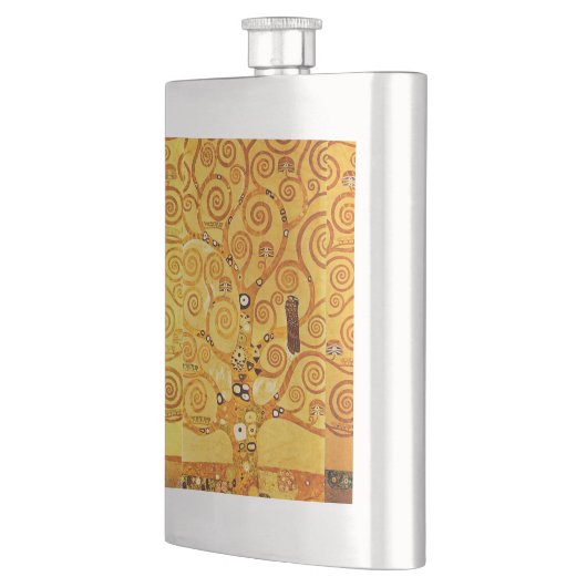 グスタフクリムトツリーの生活：アールヌーボー象徴主義 フラスク (左)