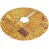 グスタフクリムトツリーの生活:アールヌーボー象徴主義 ブラッシュドポリエステルツリースカート (アングル)