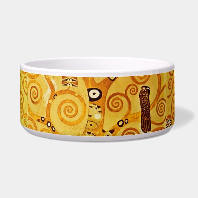 グスタフクリムトツリーの生活：アールヌーボー象徴主義 ボウル (正面)