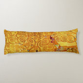 グスタフクリムトツリーの生活:アールヌーボー象徴主義 ボディピロー (裏面)