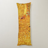 グスタフクリムトツリーの生活:アールヌーボー象徴主義 ボディピロー (裏面 (縦))