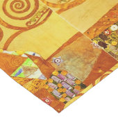 グスタフクリムトツリーの生活：アールヌーボー象徴主義 ロングテーブルランナー (コーナー)