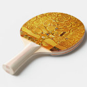 グスタフクリムトツリーの生活：アールヌーボー象徴主義 卓球ラケット (正面アングル)