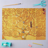 グスタフクリムトツリーの生活：アールヌーボー象徴主義 薄葉紙 (クラフト)