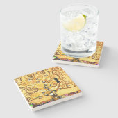 グスタフクリムトツリー ストーンコースター (横)