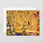 グスタフクリムトツリー ポストカード (正面/裏面)