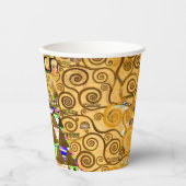 グスタフクリムトツリー 紙コップ (正面)