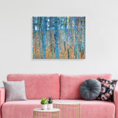 グスタフクリムトビーチツリーフォレストグローブ キャンバスプリント (インサイチュ (リビング))