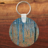 グスタフクリムトビーチツリーフォレストグローブ キーホルダー (正面)