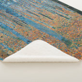 グスタフクリムトビーチツリーフォレストグローブ シェルパブランケット (3/4)