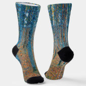 グスタフクリムトビーチツリーフォレストグローブ ソックス (傾斜あり)