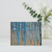 グスタフクリムトビーチツリーフォレストグローブ ポストカード (スタンド正面)