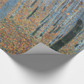 グスタフクリムトビーチツリーフォレストグローブ ラッピングペーパー (角)