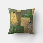 グスタフクリムトファインアートコラージュ装飾用クッション クッション (裏面)