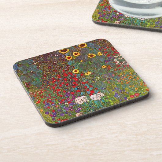 グスタフクリムトファームガーデンとサンフラワーコースター コースター (左側)