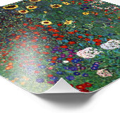 グスタフクリムトファームガーデンとヒマワリ フォトプリント            (角)