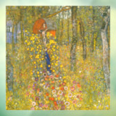 グスタフクリムトファームガーデンと十字架 ウィンドウサイン (シート3)