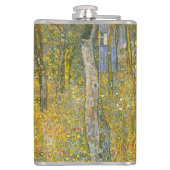 グスタフクリムトファームガーデンと十字架 フラスク (裏面)