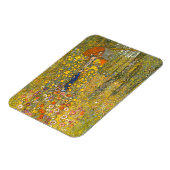 グスタフクリムトファームガーデンと十字架 マグネット (左側)