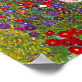 グスタフクリムトファームガーデンひまわりポスター ポスター (角)