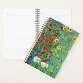 グスタフクリムトファームガーデンひまわり絵画の花 プランナー手帳 (ディスプレー)